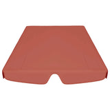 Vervangingsluifel voor schommelbank 150/130x105/70cm terracotta