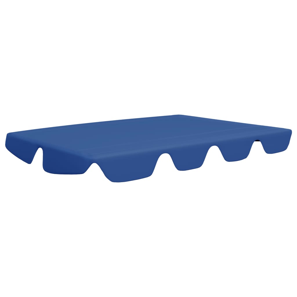 Vervangingsluifel voor schommelbank 150/130x105/70 cm blauw