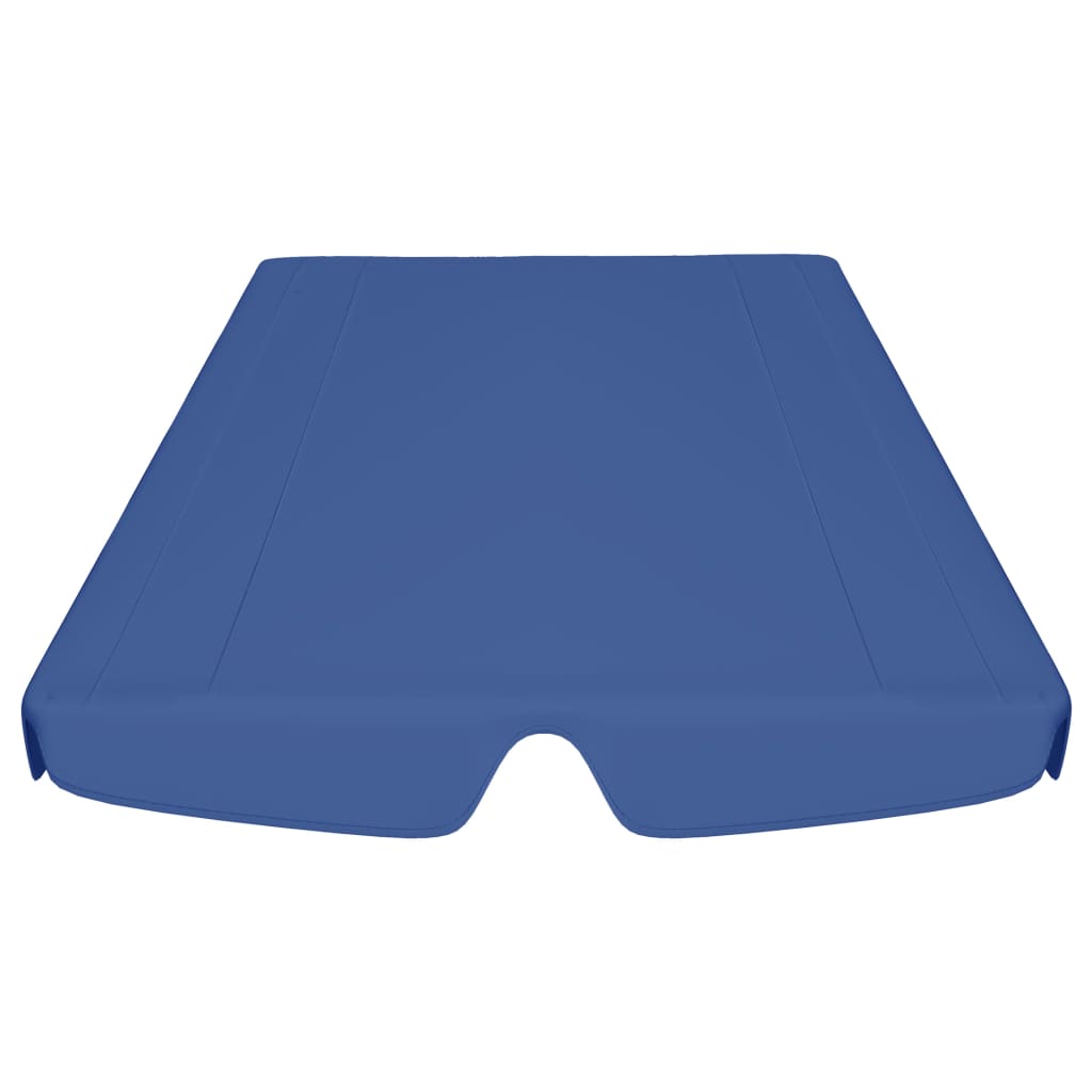 Vervangingsluifel voor schommelbank 150/130x105/70 cm blauw