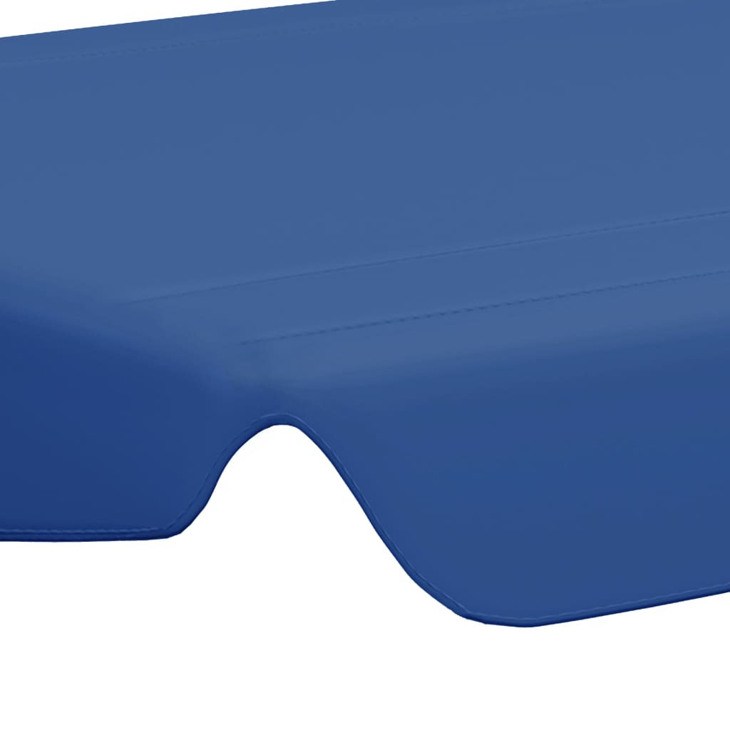 Vervangingsluifel voor schommelbank 150/130x105/70 cm blauw