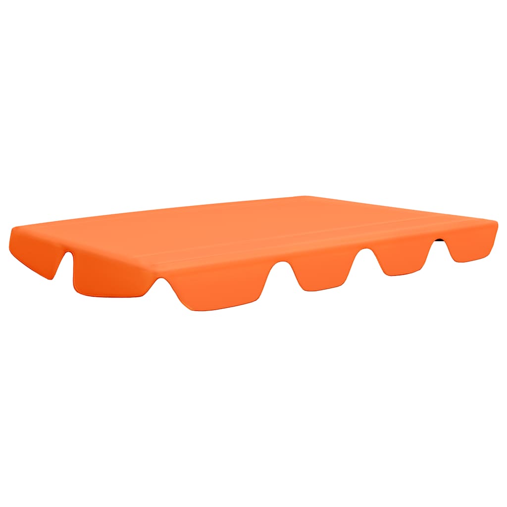 Vervangingsluifel voor schommelbank 150/130x105/70 cm oranje