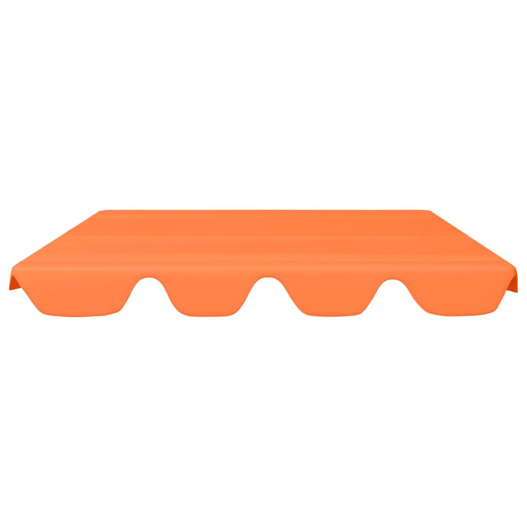 Vervangingsluifel voor schommelbank 150/130x105/70 cm oranje