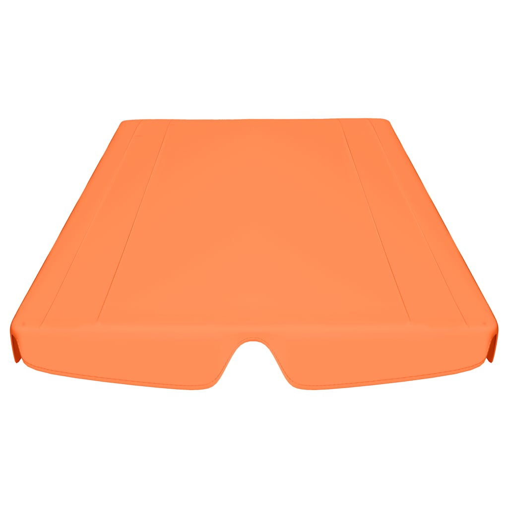 Vervangingsluifel voor schommelbank 150/130x105/70 cm oranje