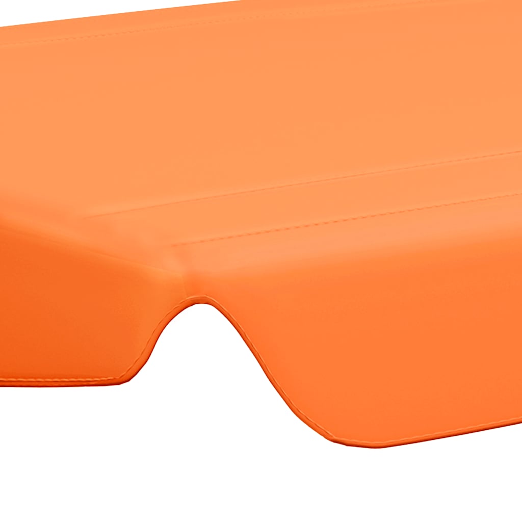 Vervangingsluifel voor schommelbank 150/130x105/70 cm oranje