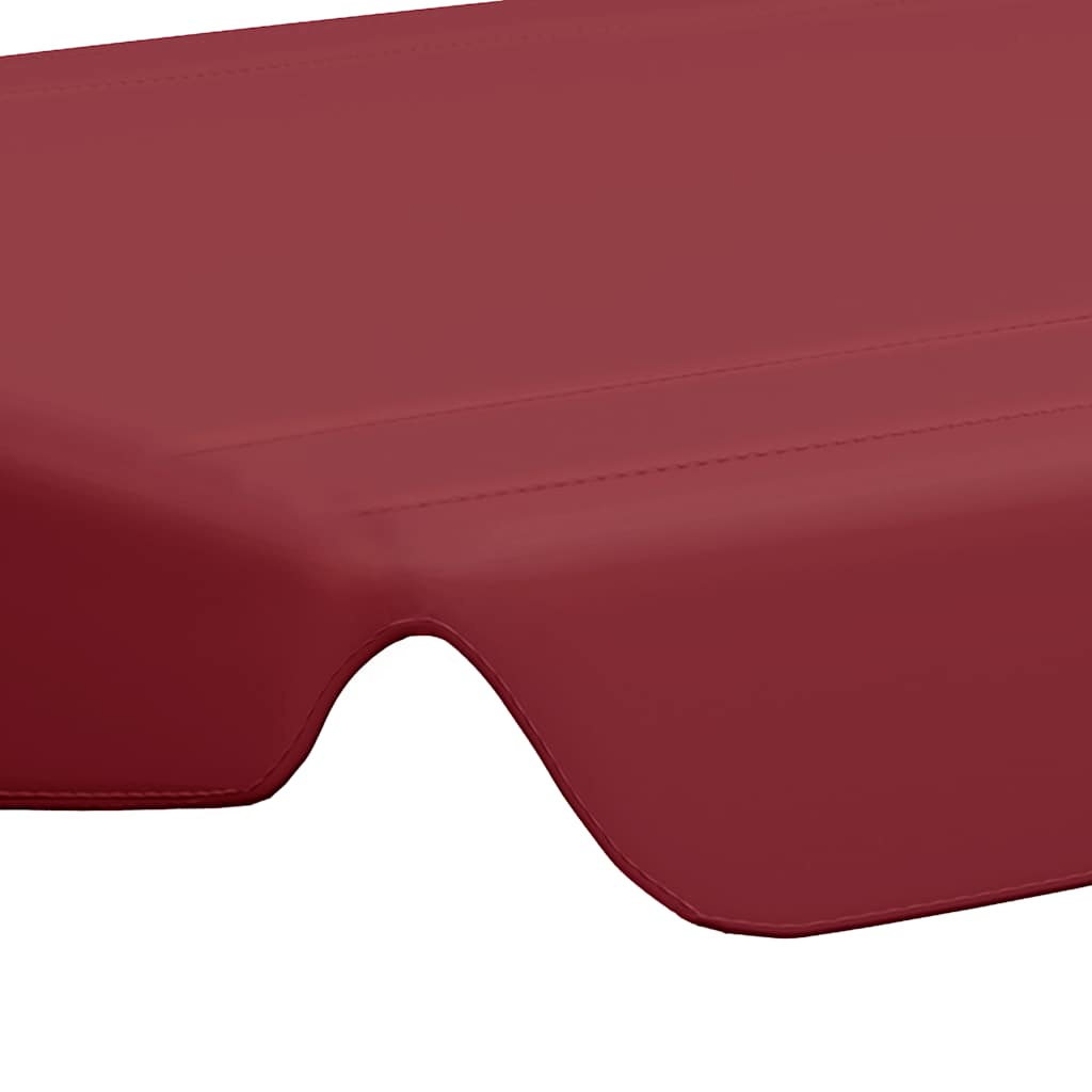 Vervangingsluifel voor schommelbank 150/130x105/70 cm wijnrood