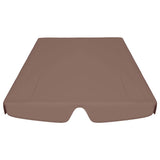 Vervangingsluifel voor schommelbank 150/130x105/70 cm bruin