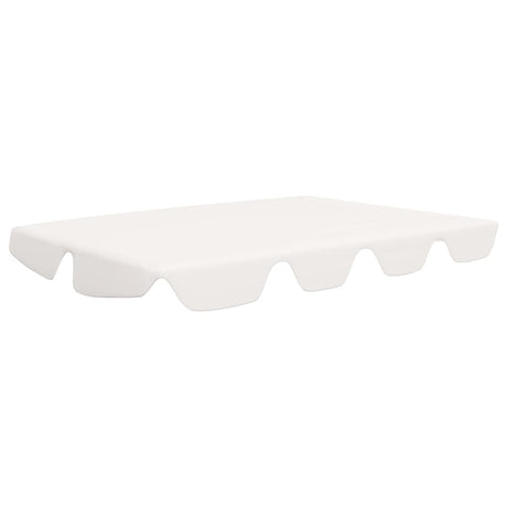 Vervangingsluifel voor schommelbank 150/130x105/70 cm wit - AllerleiShop