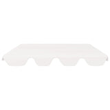 Vervangingsluifel voor schommelbank 150/130x105/70 cm wit - AllerleiShop