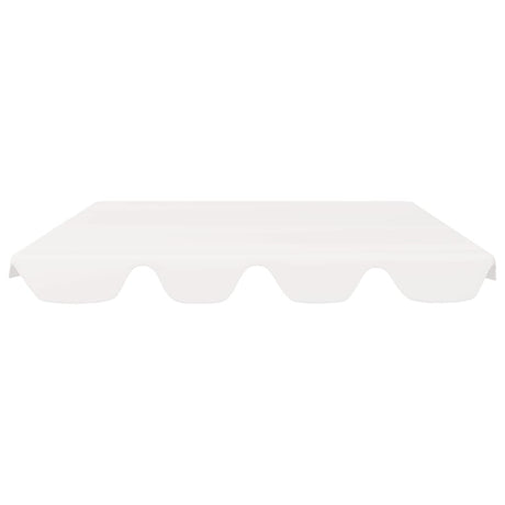 Vervangingsluifel voor schommelbank 150/130x105/70 cm wit - AllerleiShop