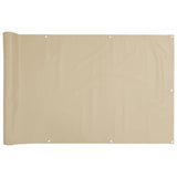 Balkonscherm 75x300 cm oxford stof beige