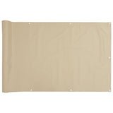 Balkonscherm 90x300 cm oxford stof beige