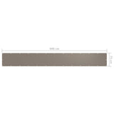 Balkonscherm 75x600 cm oxford stof taupe