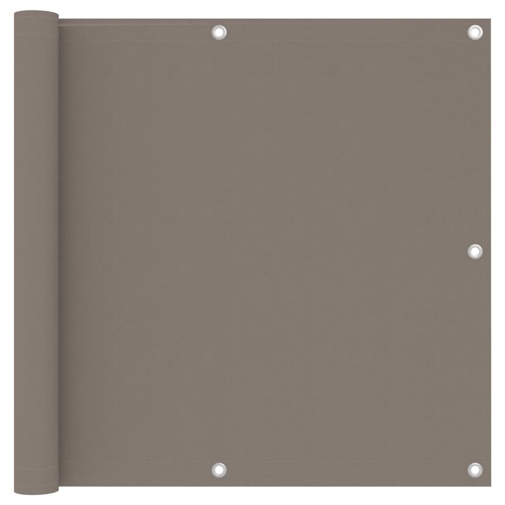 Balkonscherm 90x300 cm oxford stof taupe