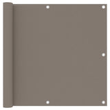 Balkonscherm 90x300 cm oxford stof taupe