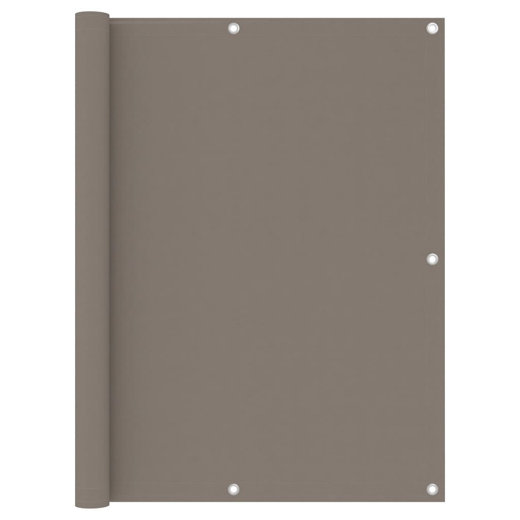 Balkonscherm 120x300 cm oxford stof taupe