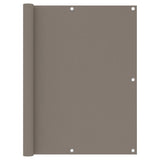 Balkonscherm 120x300 cm oxford stof taupe