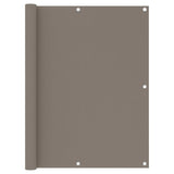 Balkonscherm 120x500 cm oxford stof taupe