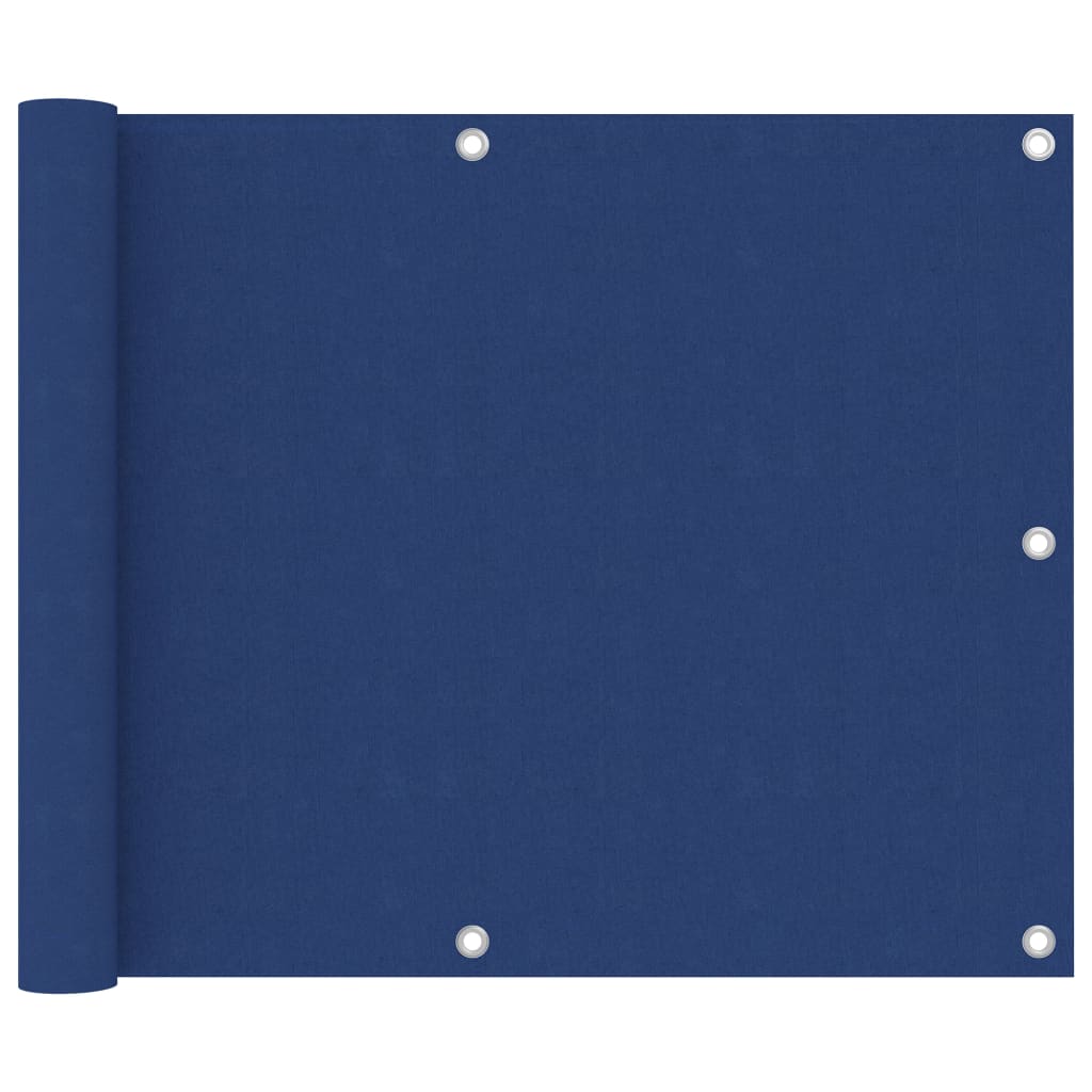 Balkonscherm 75x300 cm oxford stof blauw