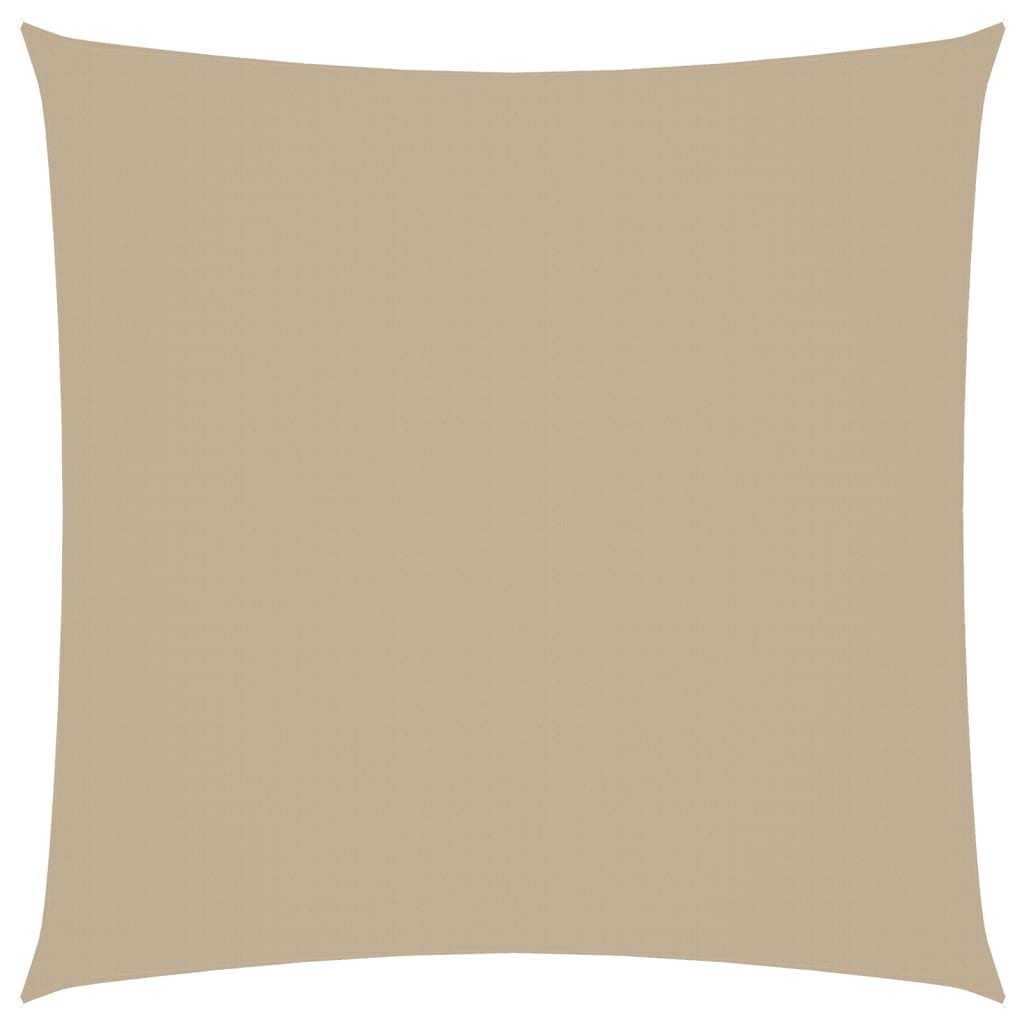 Zonnescherm vierkant 4x4 m oxford stof beige