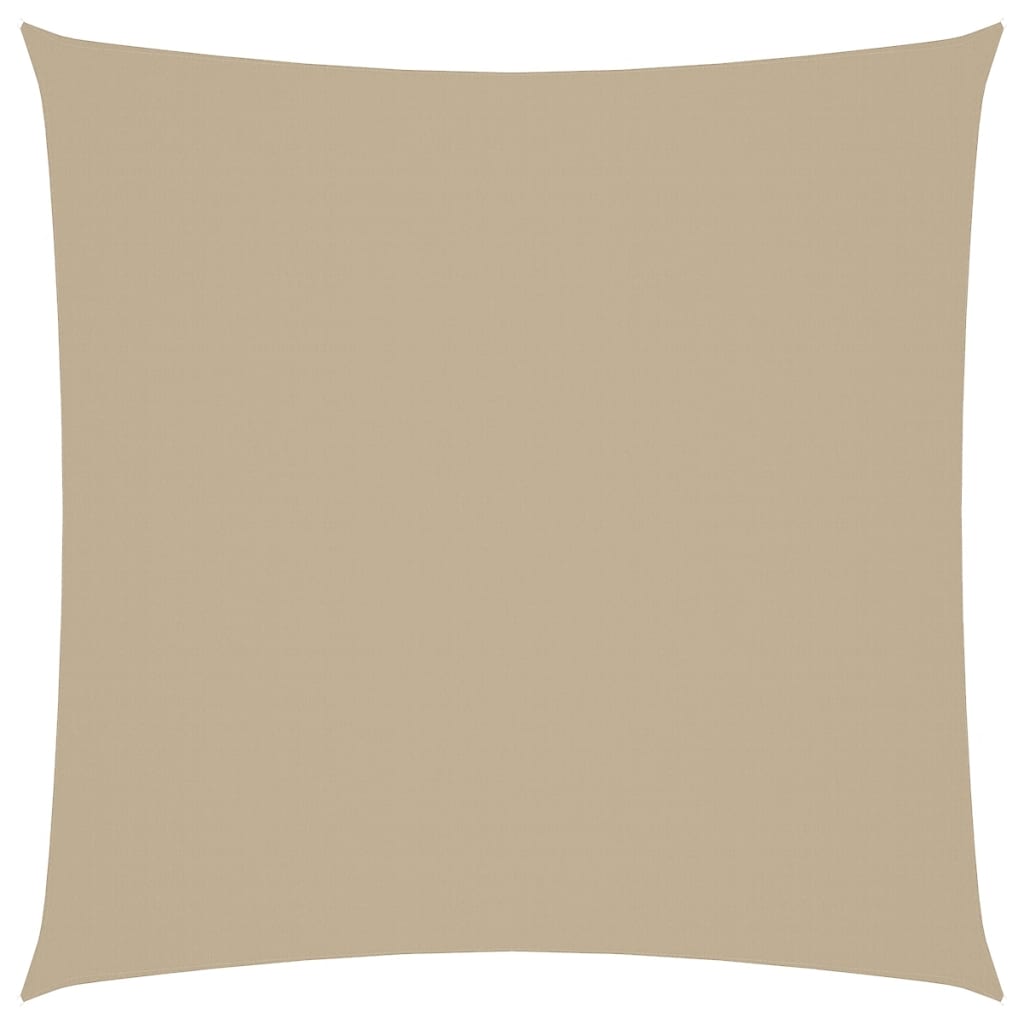 Zonnescherm vierkant 7x7 m oxford stof beige