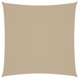 Zonnescherm vierkant 7x7 m oxford stof beige