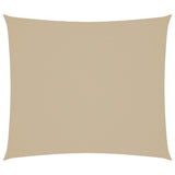 Zonnescherm rechthoekig 2x2,5 m oxford stof beige