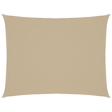 Zonnescherm rechthoekig 2x3 m oxford stof beige