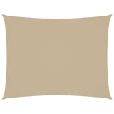 Zonnescherm rechthoekig 2x3,5 m oxford stof beige