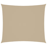 Zonnescherm rechthoekig 2,5x3 m oxford stof beige