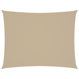 Zonnescherm rechthoekig 2,5x3,5 m oxford stof beige