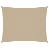 Zonnescherm rechthoekig 2,5x4 m oxford stof beige