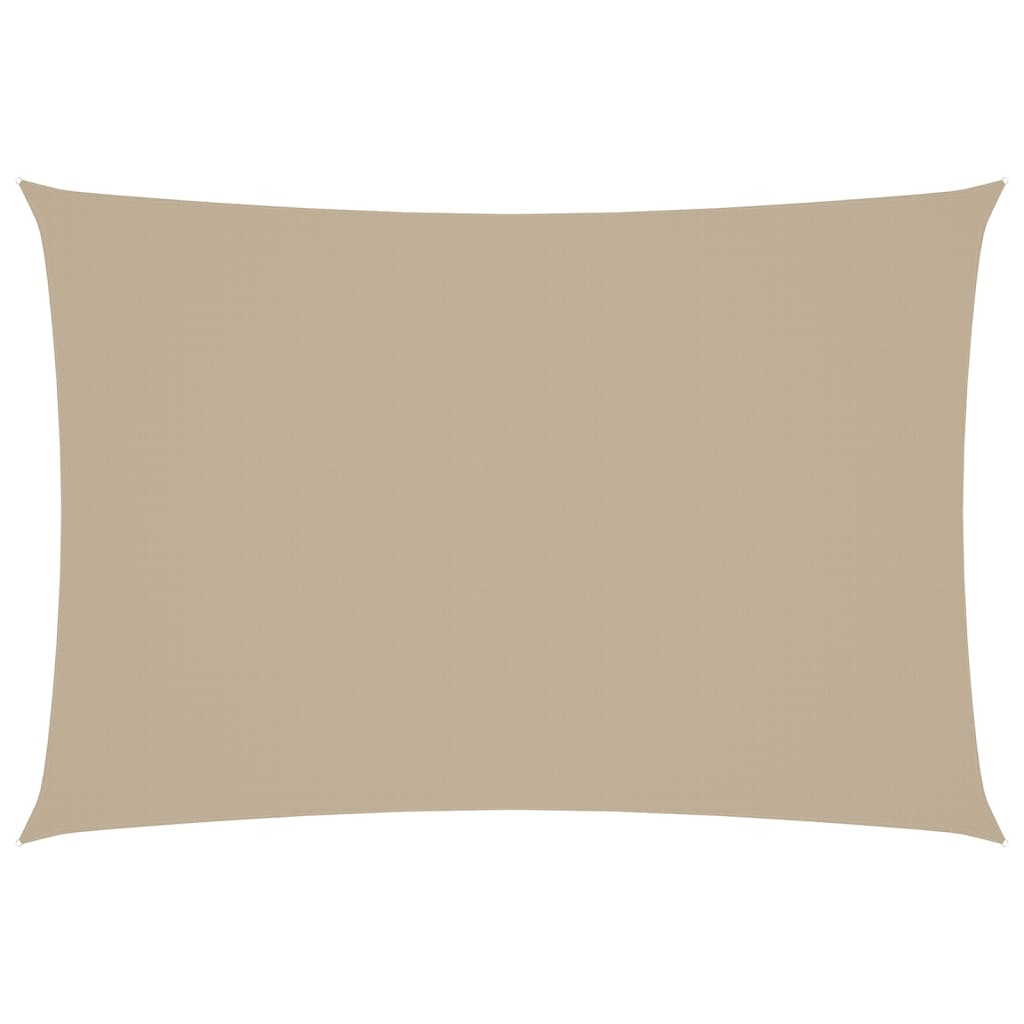 Zonnescherm rechthoekig 2,5x4,5 m oxford stof beige