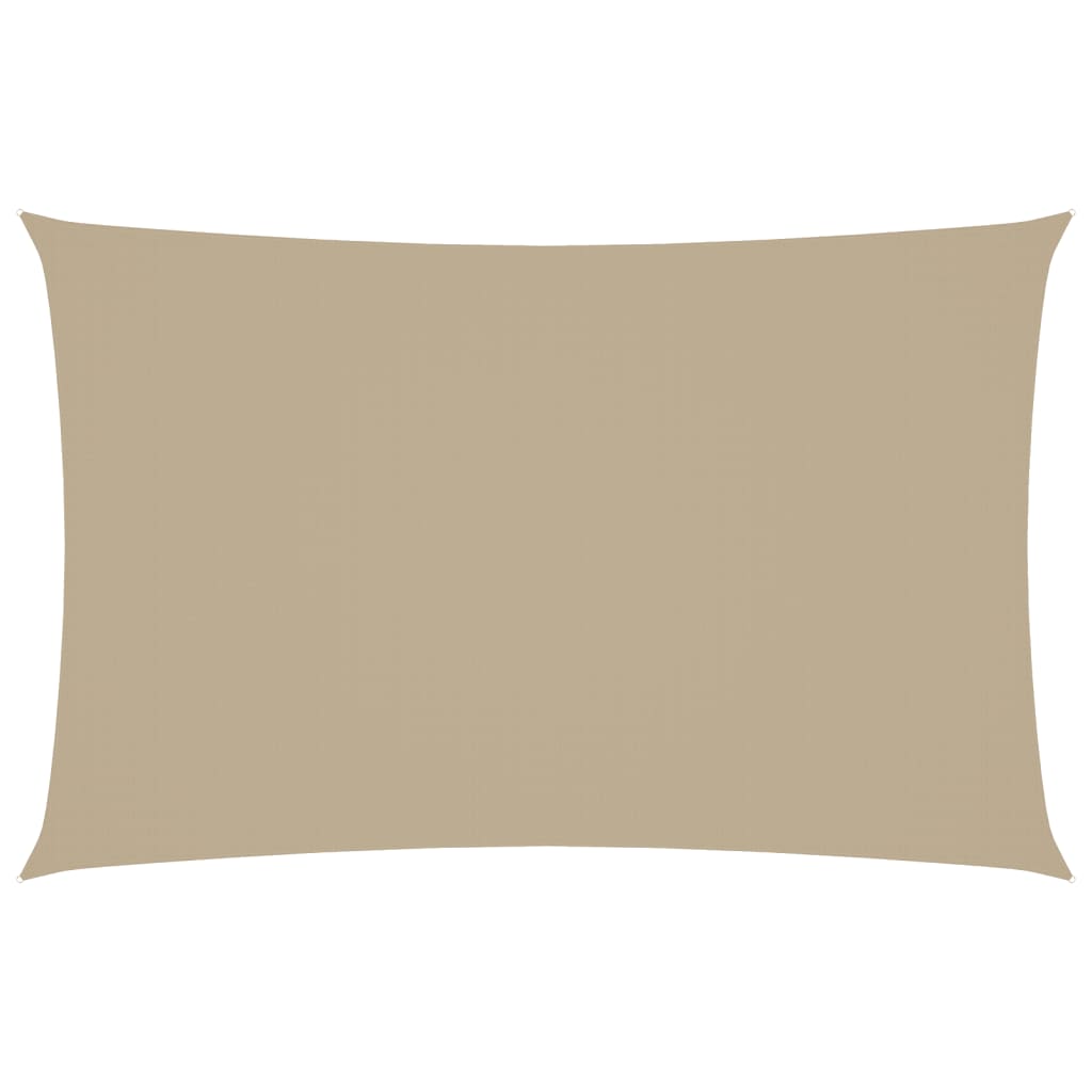 Zonnescherm rechthoekig 2,5x5 m oxford stof beige