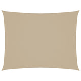 Zonnescherm rechthoekig 3x4 m oxford stof beige