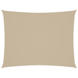 Zonnescherm rechthoekig 3x4,5 m oxford stof beige