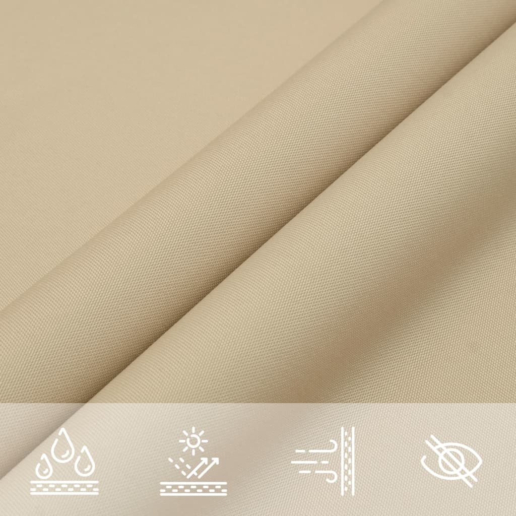 Zonnescherm rechthoekig 3x4,5 m oxford stof beige