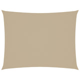 Zonnescherm rechthoekig 3x6 m oxford stof beige