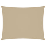 Zonnescherm rechthoekig 3,5x5 m oxford stof beige