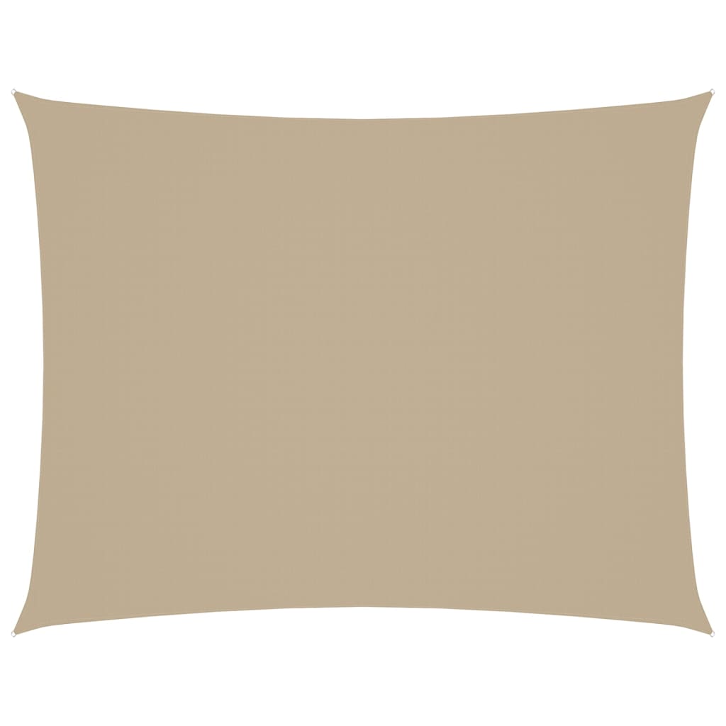 Zonnescherm rechthoekig 4x5 m oxford stof beige