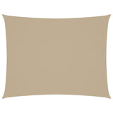 Zonnescherm rechthoekig 4x5 m oxford stof beige