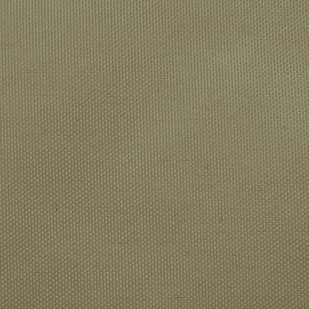 Zonnescherm trapezium 3/4x3 m oxford stof beige