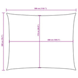 Zonnescherm rechthoekig 2x3 m oxford stof groen