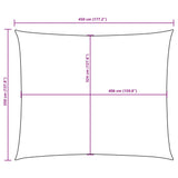 Zonnescherm rechthoekig 3,5x4,5 m oxford stof crèmekleurig