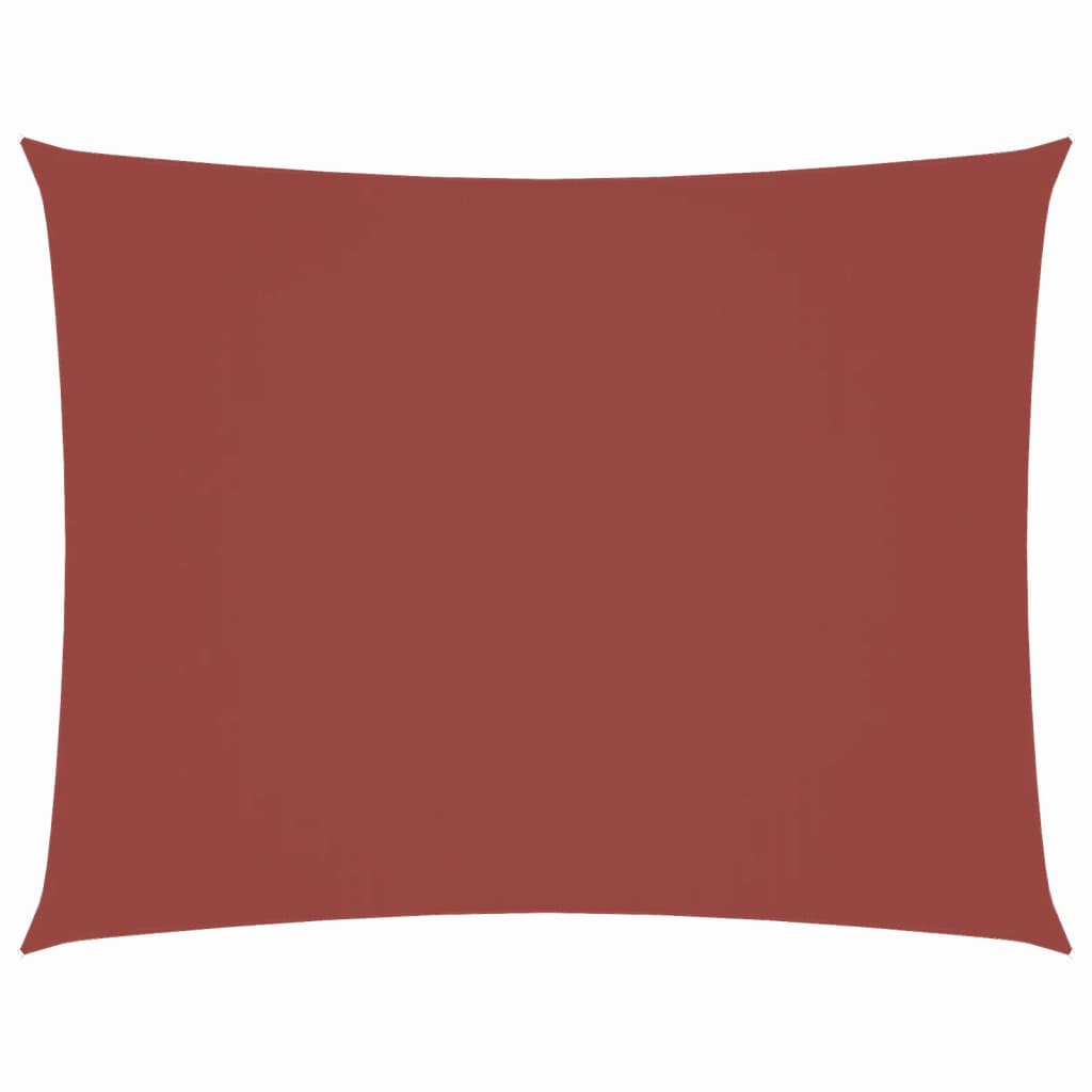 Zonnescherm rechthoekig 2x3,5 m oxford stof terracottakleurig