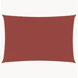 Zonnescherm rechthoekig 2x5 m oxford stof terracottakleurig