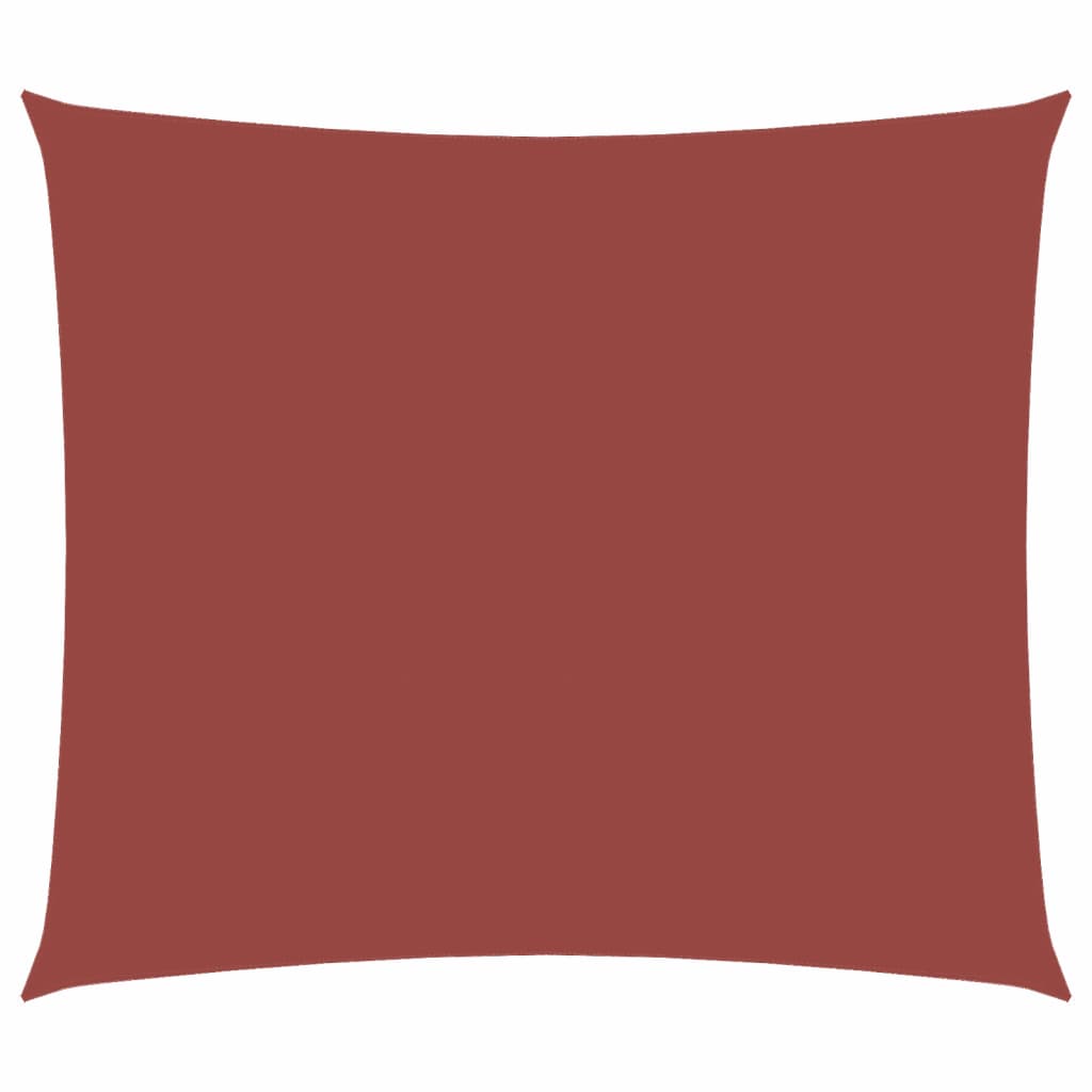 Zonnescherm rechthoekig 2,5x3 m oxford stof terracottakleurig