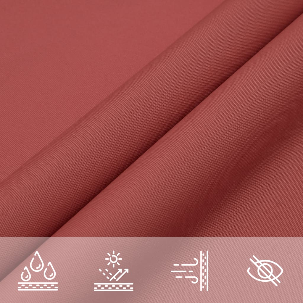 Zonnescherm rechthoekig 2,5x3 m oxford stof terracottakleurig