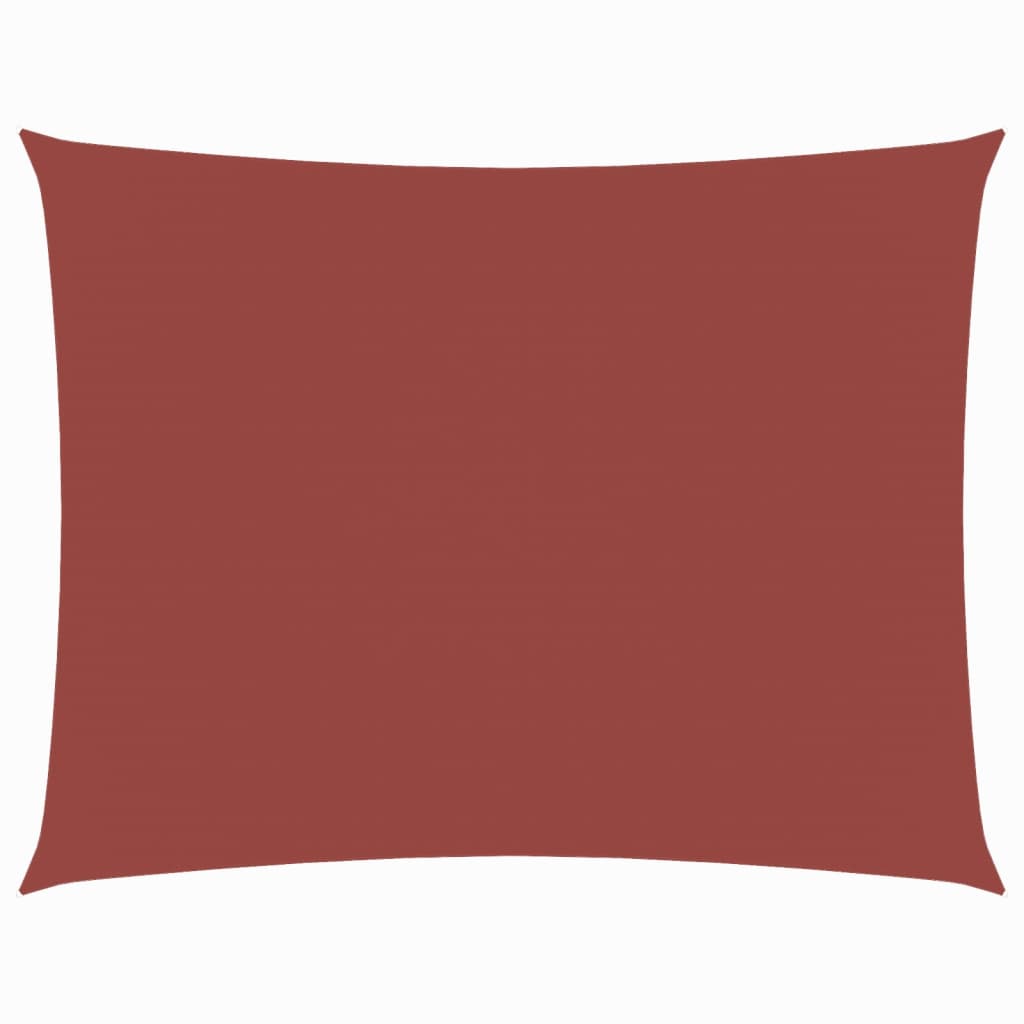Zonnescherm rechthoekig 2,5x4 m oxford stof terracottakleurig