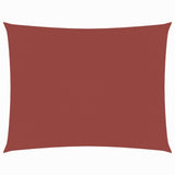 Zonnescherm rechthoekig 2,5x4 m oxford stof terracottakleurig