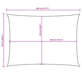 Zonnescherm rechthoekig 2,5x4 m oxford stof terracottakleurig